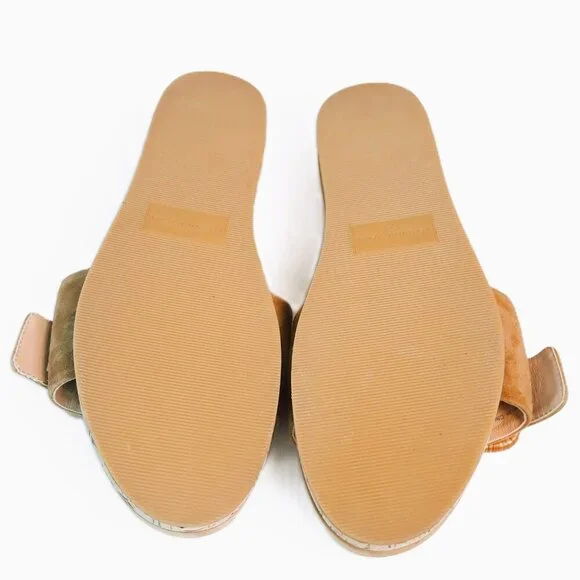 Veronica Beard Chessy Suede Slide Flatform Sandal 7M - Picture 9 of 11